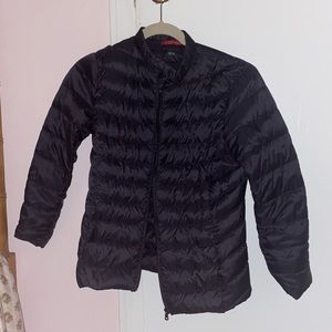 Uniqlo black quilted jacket